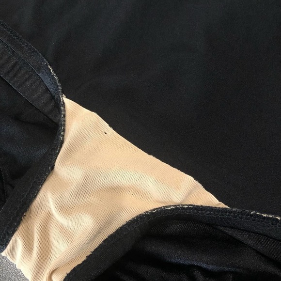 Vintage Sirena Bullet Bra Ruffle Modesty Apron Double Front One Piece Swimsuit - Picture 10 of 16